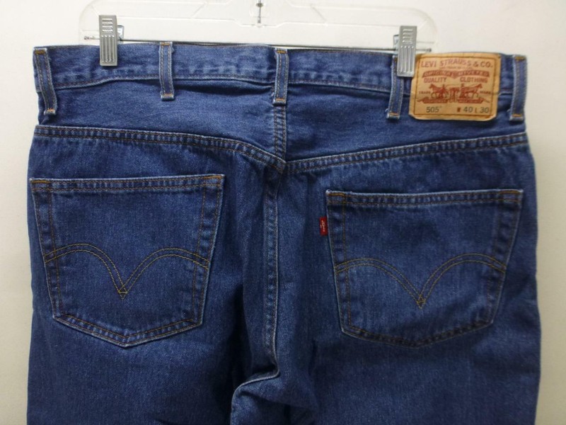 Джинсы LEVIS 505 Regular Fit blue denim 
